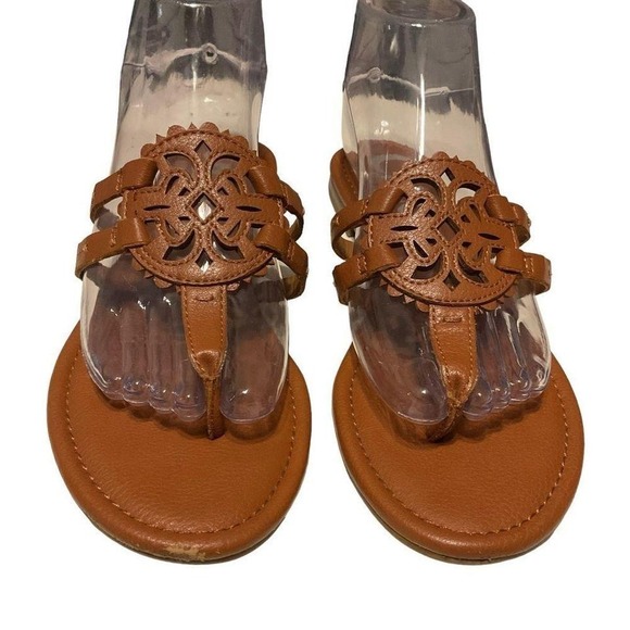 Circus by Sam‎ Edelman Canyon Brown Open Toe Slip On Sandals Size 7.5 - Picture 1 of 8